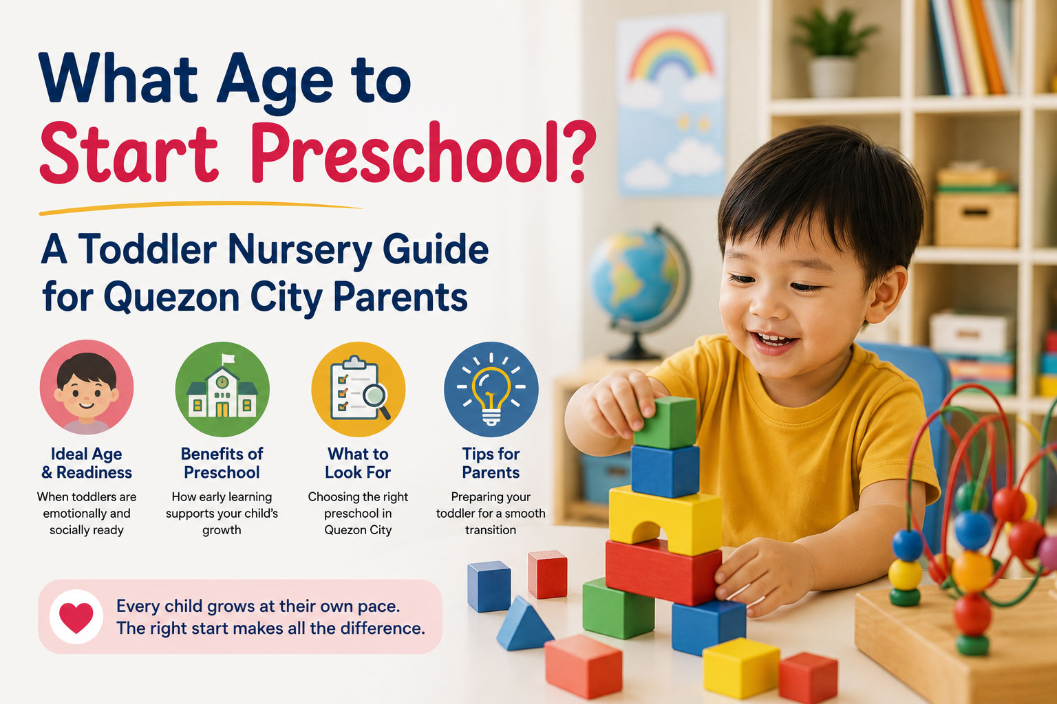 What Age to Start Preschool? A Toddler Nursery Guide for Quezon City Parents